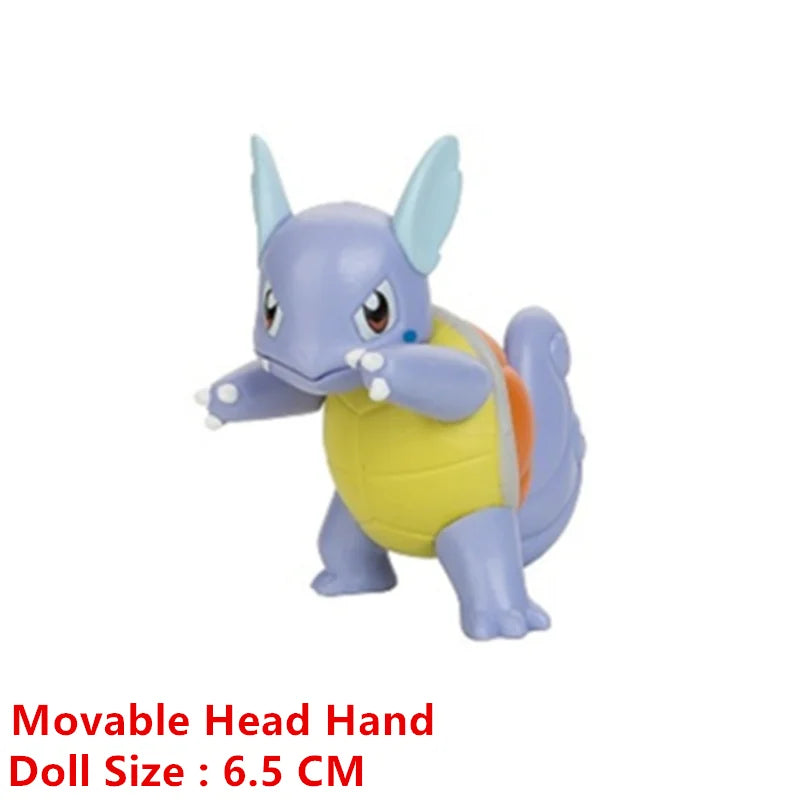 Pokemon 4-13Cm New Cartoons Movie Anime Figure Pikachu Mewtwo Charmander Blastoise Gurado Pet Action Model Toy Gifts