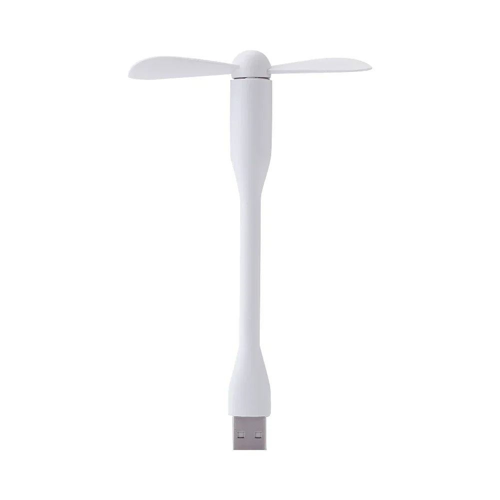 USB Small Fan Flexible Bendable Fan For Power Bank Laptop PC AC Charger Portable Hand Cool Mini Fan For Computer Summer Gadget