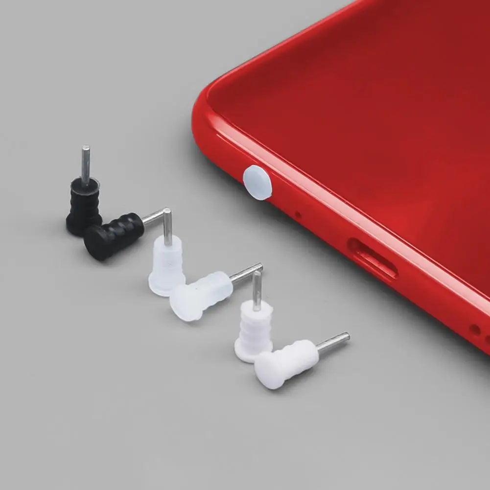 Dust Pin Mini Dust Plug 5Pcs for Smart Phones Silicone Universal 3.5mm Multipurpose Jack for Smart Phones