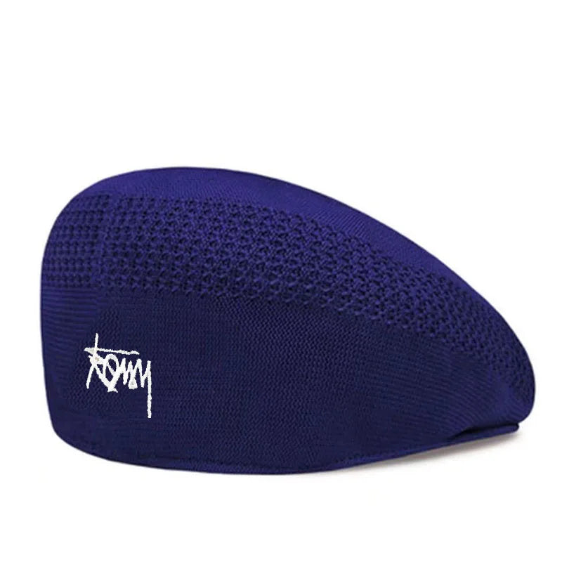 Panama Male and Female Belle Painter Hat Fashion Outdoor Breathable Mesh Hole