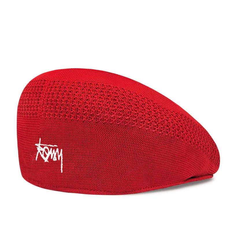 Panama Male and Female Belle Painter Hat Fashion Outdoor Breathable Mesh Hole