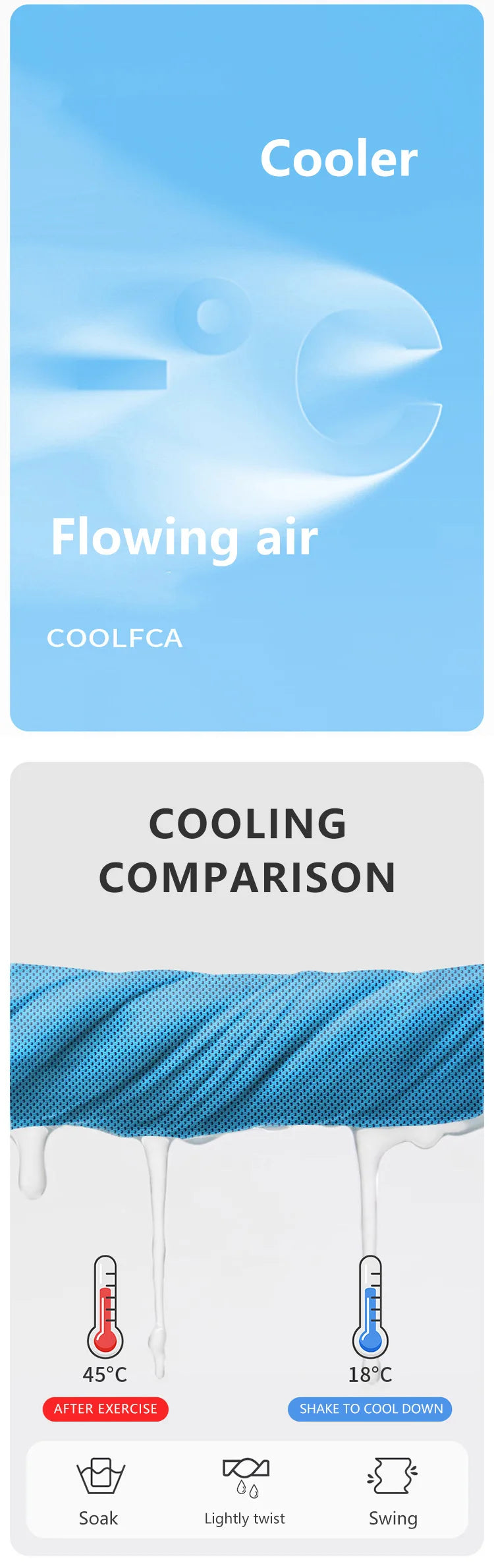 Sports Cooling Gym Towels Hair Quick Drying Hand Wrap Water Absorption Outdoor Travel Gymnastics Cool Sweat Portable Towel Hat