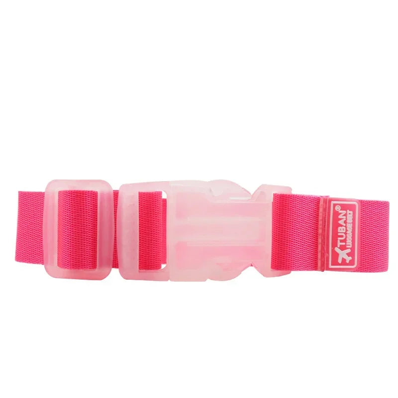 Adjustable Luggage Straps Nylon Luggage Accessories Hanging Buckle Straps Suitcase Bag Straps Belt Lock Hooks Travel